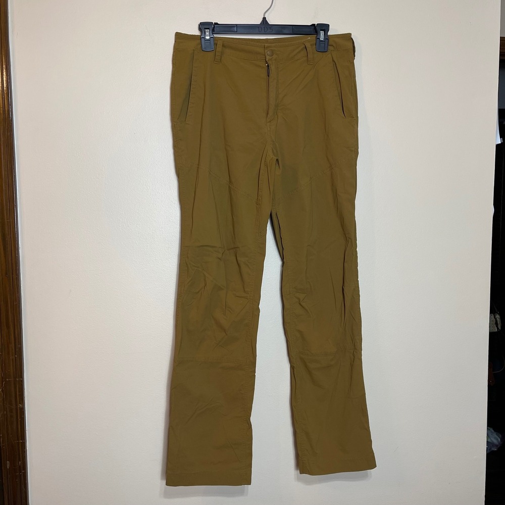 Mountain Hardwear Men's Pants Brown Hiking Stretch Zip Fly 33 x 31 Outdoor - Picture 1 of 9